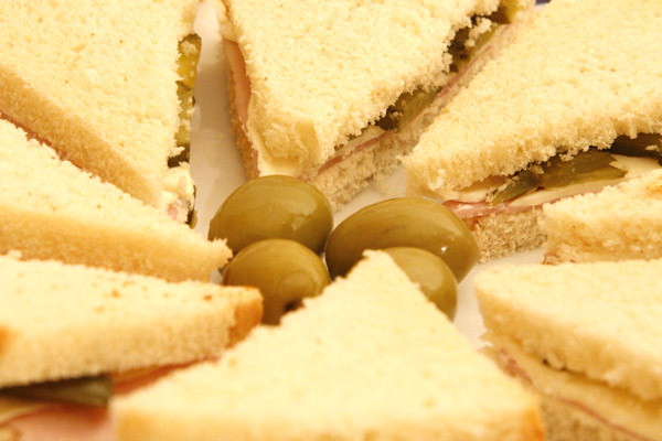 Engleski trouglasti tost sendviči 