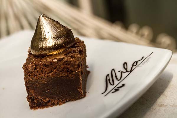 Mini Brownies sa Dulce de Leche 