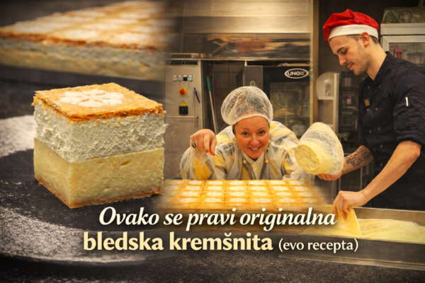 Ovako se pravi originalna bledska kremšnita